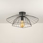 Opviq Mantar - 6500 - P Lámpara de araña de metal negra